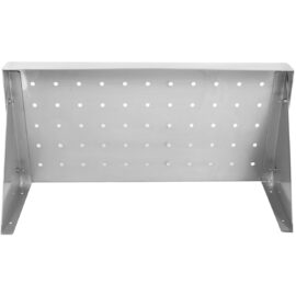 Seinale paigaldatav perforeeritud riiul, 1 tasand, roostevaba teras, 800x350x254mm | Adexa WSW35080P