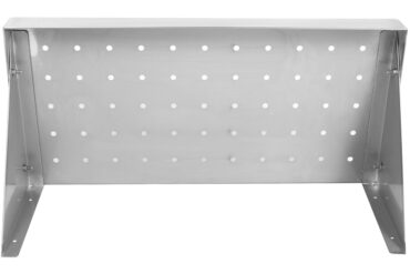 Seinale paigaldatav perforeeritud riiul, 1 tasand, roostevaba teras, 800x350x254mm | Adexa WSW35080P