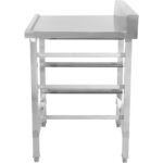 Laadimislaua parempoolne külg 800x650x865mm Nõudepesukorviga Äärekaitsega Roostevaba teras | Adexa WTF6065R - Image 4