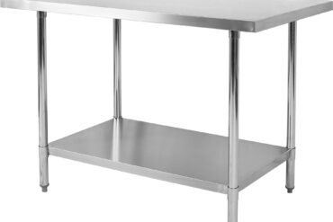 Töölaud Roostevaba Teras Alumine Riiul 1800x700x900mm | Adexa WT70180WO