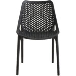 Bistro söögitool Plastik Must Siseruumides & Õues | Adexa WW036BLACK - Image 3