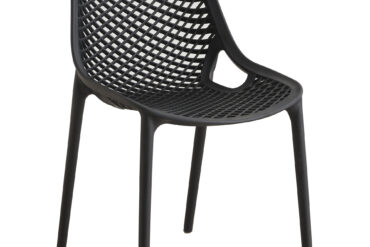 Bistro söögitool Plastik Must Siseruumides & Õues | Adexa WW036BLACK