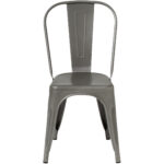 Bistro söögitooli terasest gunmetal metall siseruumides | Adexa WW163DG - Image 2