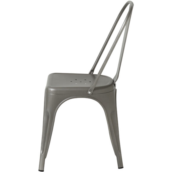 Bistro söögitooli terasest gunmetal metall siseruumides | Adexa WW163DG - Image 5