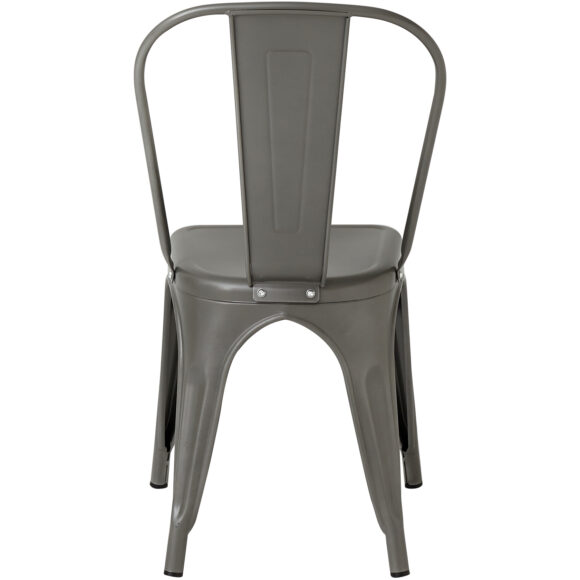 Bistro söögitooli terasest gunmetal metall siseruumides | Adexa WW163DG - Image 3