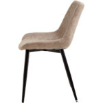 Söögitool Metallist Jalad ja Pehme PU Nahkkattega Istmepadi Helepruun | Adexa WW5055 - Image 4