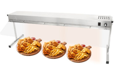 Kommertskalatuur ribakütte, valgustuse ja aevastuskaitsega 1250x315x457mm | Adexa XDHHC1200SG