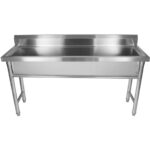 Roostevabast Terasest Potipesuvalamu  Pritsmekaitsega 2000X450X800Mm Ümarad Jalad | Adexa Ydps20038 - Image 5