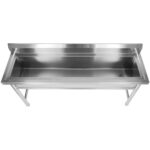 Roostevabast Terasest Potipesuvalamu  Pritsmekaitsega 2000X450X800Mm Ümarad Jalad | Adexa Ydps20038 - Image 4