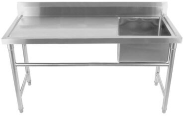 Valamu roostevaba teras 1570x600x900mm 1 kauss paremal pritsmeplaat | Adexa YDRST60160R