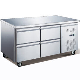 Professionaalne madal külmlett 4 sahtliga 1360x700x650mm | Adexa UGN2140
