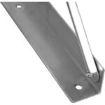 Lakke paigaldatav potiriiul 12 konksuga roostevaba teras 1000x508mm | | Adexa CMR10050 - Image 7