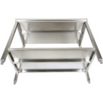 Professionaalne töölaud Roostevabast terasest alariiul 1500x800x900mm | Adexa DWT80150 - Image 5