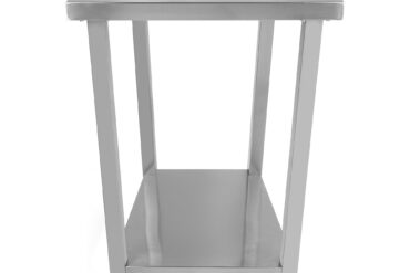 Professionaalne töölaud Roostevaba teras Alariiul Tagasein 800x800x900mm | Adexa DWT80080B