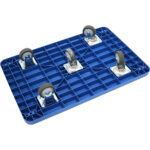 Platvormkäru käepidemeta Sinine 720x480x150mm | Adexa HZMTC200B - Image 2