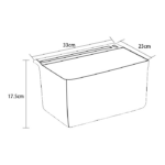 Väike prügikast abikäru jaoks 13 liitrit 330x230x175mm | Adexa ST029D - Image 2