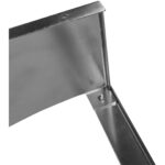 Seinariiul pottide hoidikuga 12 konksu Roostevaba teras 1200x300x300mm | Adexa VMR1230 - Image 3