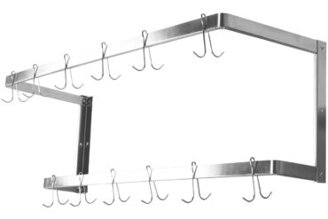 Seinariiul koos potikonksudega 12 konksu Roostevaba teras 900x300x300mm | Adexa VMR0930U