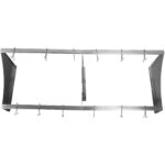 Seinariiul pottide hoidikuga 12 konksu Roostevaba teras 1200x300x300mm | Adexa VMR1230 - Image 4