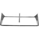 Seinariiul  12 konksuga roostevaba teras 1500x300x300mm | Adexa VMR1530 - Image 4