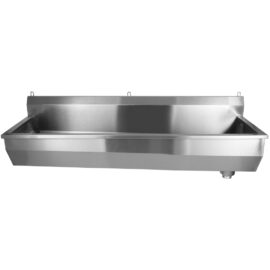 seinale paigaldatav potipesu valamu 1200x380x320mm roostevaba teras 1 kauss | Adexa YDWPS12038