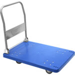 Suure sinise kokkupandav platvormkäru 900x585x840mm | Adexa HZMTC400