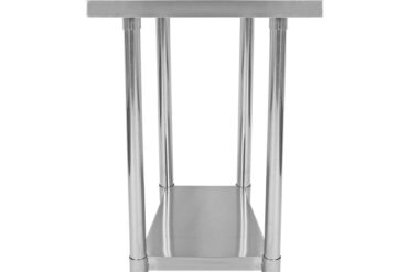 Roostevabast terasest töölaud Pritsmekaitsega 450x700x900mm | Adexa WT7045