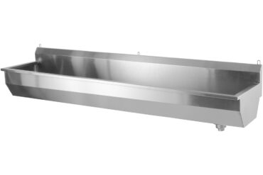 Seinale kinnitatav nõudepesuvalamu 2000x380x320 mm roostevabast terasest, 1 kauss | Adexa YDWPS20038