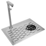 Klaasitäite Kraan koos Klaasipesuri Valamukinnitusega Roostevaba teras | Adexa 8P07