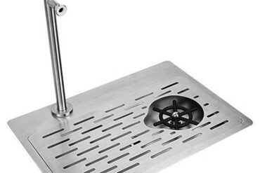 Klaasitäite Kraan koos Klaasipesuri Valamukinnitusega Roostevaba teras | Adexa 8P07