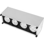 Kaubanduslik nugade-kahvlite korvihoidja 4-auku roostevaba teras | Adexa KFA04B - Image 2