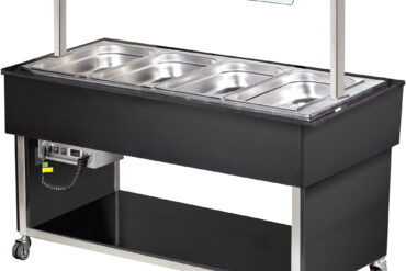 Kuum Salatibaar 4xGN1/1 Must | Adexa MBH814BB