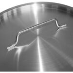 Professionaalne prügikast roostevabast terasest kaane ja ratastega 75 liitrit | Adexa SDC75 - Image 4