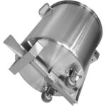 Professionaalne prügikast roostevaba kaanega & ratastega & pedaaliga 95 liitrit | Adexa SDCP95 - Image 3