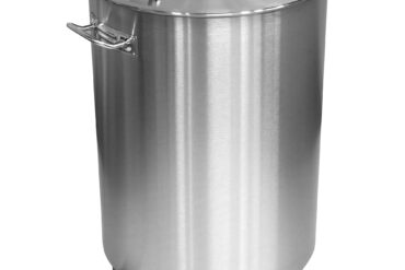 Professionaalne prügikast roostevaba kaanega & ratastega & pedaaliga 95 liitrit | Adexa SDCP95