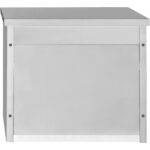 Seinakapp klaasuksega roostevaba teras 800x400x650mm | Adexa SWCGD80402 - Image 3