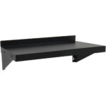 Kaubanduslik seinariiul, must pulbervärvitud teras 600x300x190mm | Adexa WSPC30060