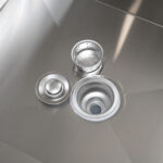 Madala Kaubanduslik Poti Pesuvalamu Roostevaba teras 1-kausiga Tagapaneel 600x600x660mm Ruudukujulised jalad | Adexa SMSJY6060 - Image 5