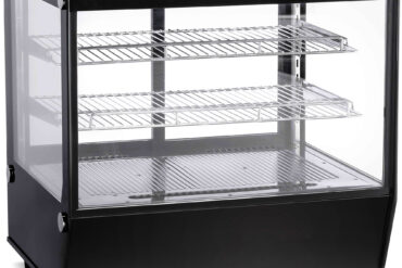 Vitriinkülmik 120 liitrit 2 riiulit Must | Adexa CW120BLACK