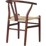 Pöögipuidust Tool Pähkel hele värv heleda põimitud köie istmega | | Adexa GSW0029LWBE - Image 6