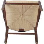 Pöögipuidust Tool Pähkel hele värv heleda põimitud köie istmega | | Adexa GSW0029LWBE - Image 5