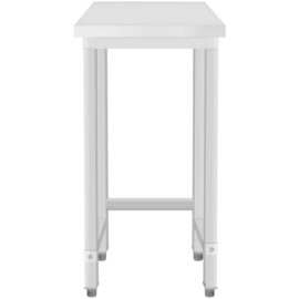 Kaubanduslik töölaud Roostevaba teras Alumist riiulit pole 300x700x965mm | Adexa DW3070WO