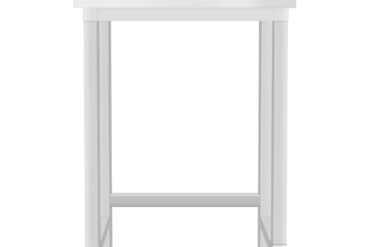 Kaubanduslik töötasapind Roostevaba teras Alumise riiulita Tagaserv 450x700x965mm | Adexa DW4570