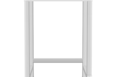 Roostevabast terasest töölaud ilma alumise riiulita 450x700x965mm | Adexa DW4570WO