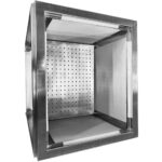 Kommertsiaalne jääkast rataste ja kaanega roostevabast terasest 700x500x850mm | Adexa MIB504035 - Image 5