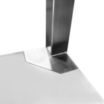 Kommertsiaalne jääkast rataste ja kaanega roostevabast terasest 700x500x850mm | Adexa MIB504035 - Image 6