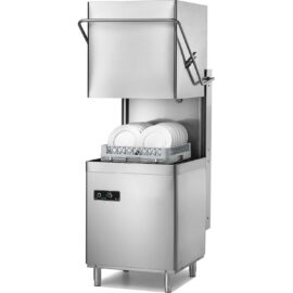 Läbivoolunõudepesumasin Premium 500mm korv 48 korvi/tund Pesuaine doospump 400V | Adexa ADX10T