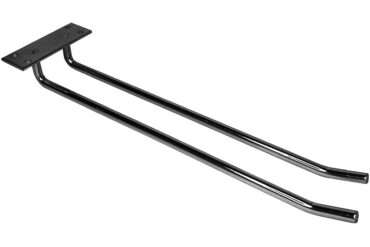 Veiniklaaside hoidik Must Lae külge kinnitatav Pikkus 300mm 3 veiniklaasi | Adexa WGB18500300B