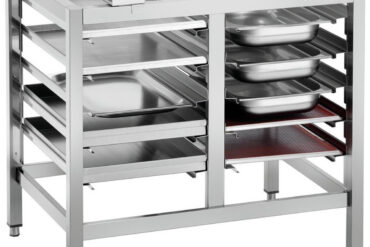 Kaubanduslik ahjude alus 5 tasapinnaga kahekordse GN kandikuriiuliga 980x700x745mm | Adexa WHDR5T