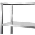 Kommertsköögi renn 2 tasandit roostevaba teras 1800x335x700mm | Adexa WHES1803470 - Image 2